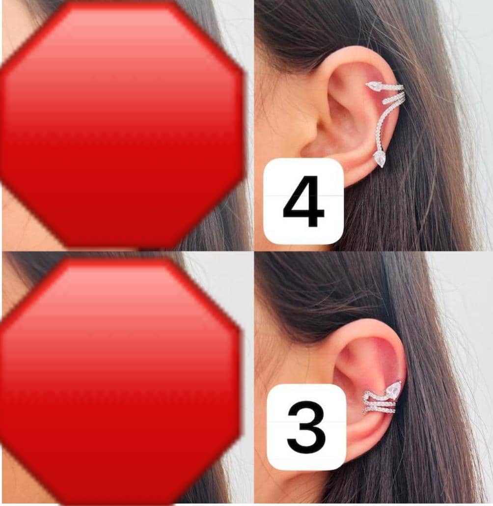 گوشواره بدون نیاز به سوراخ گوش