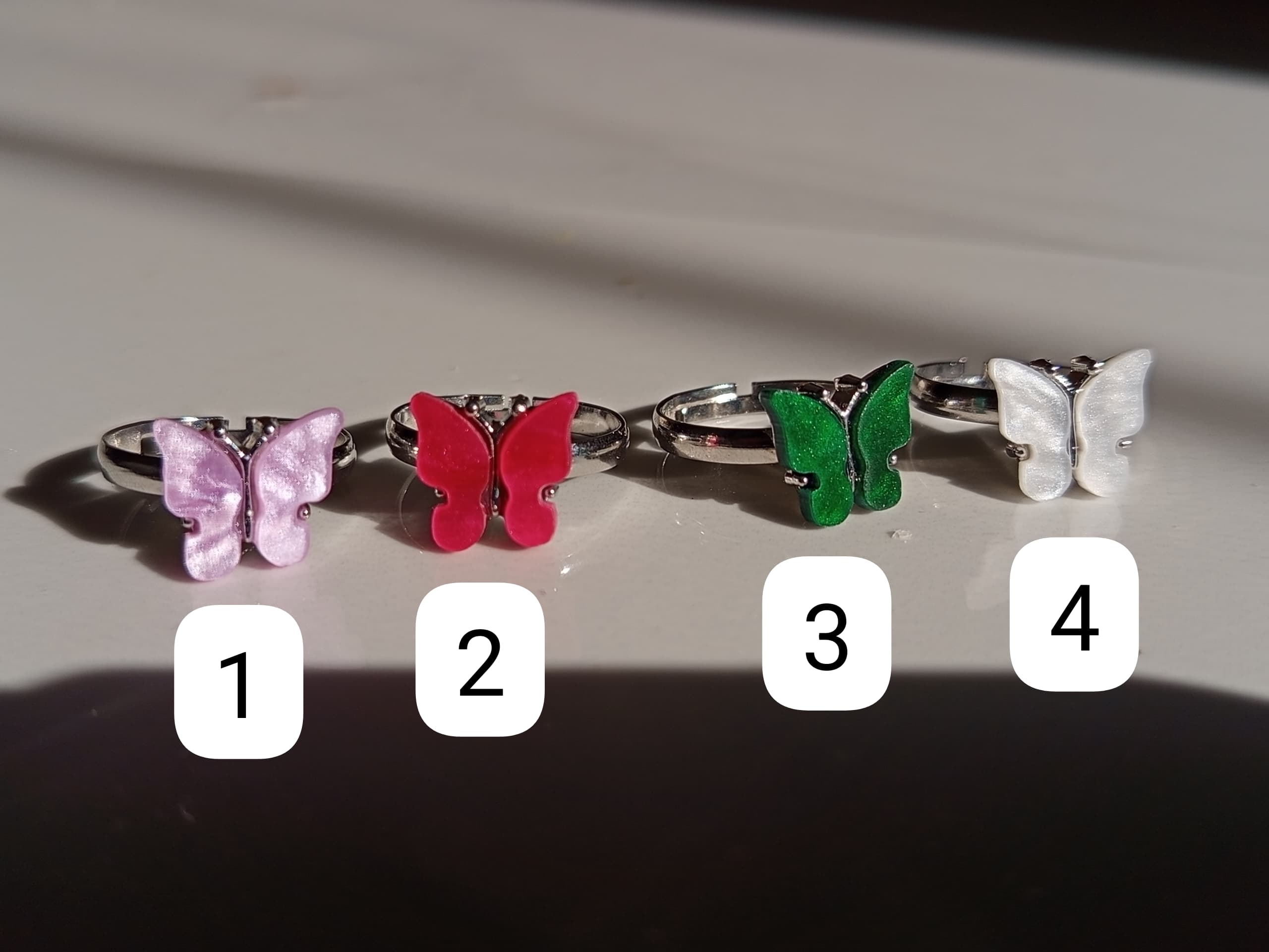 انگشتر پروانه بهشتی  قابلیت بزرگ و کوچک شدن